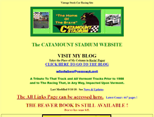 Tablet Screenshot of catamountstadium.com